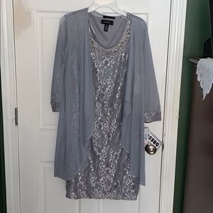 Gray special occasion dress